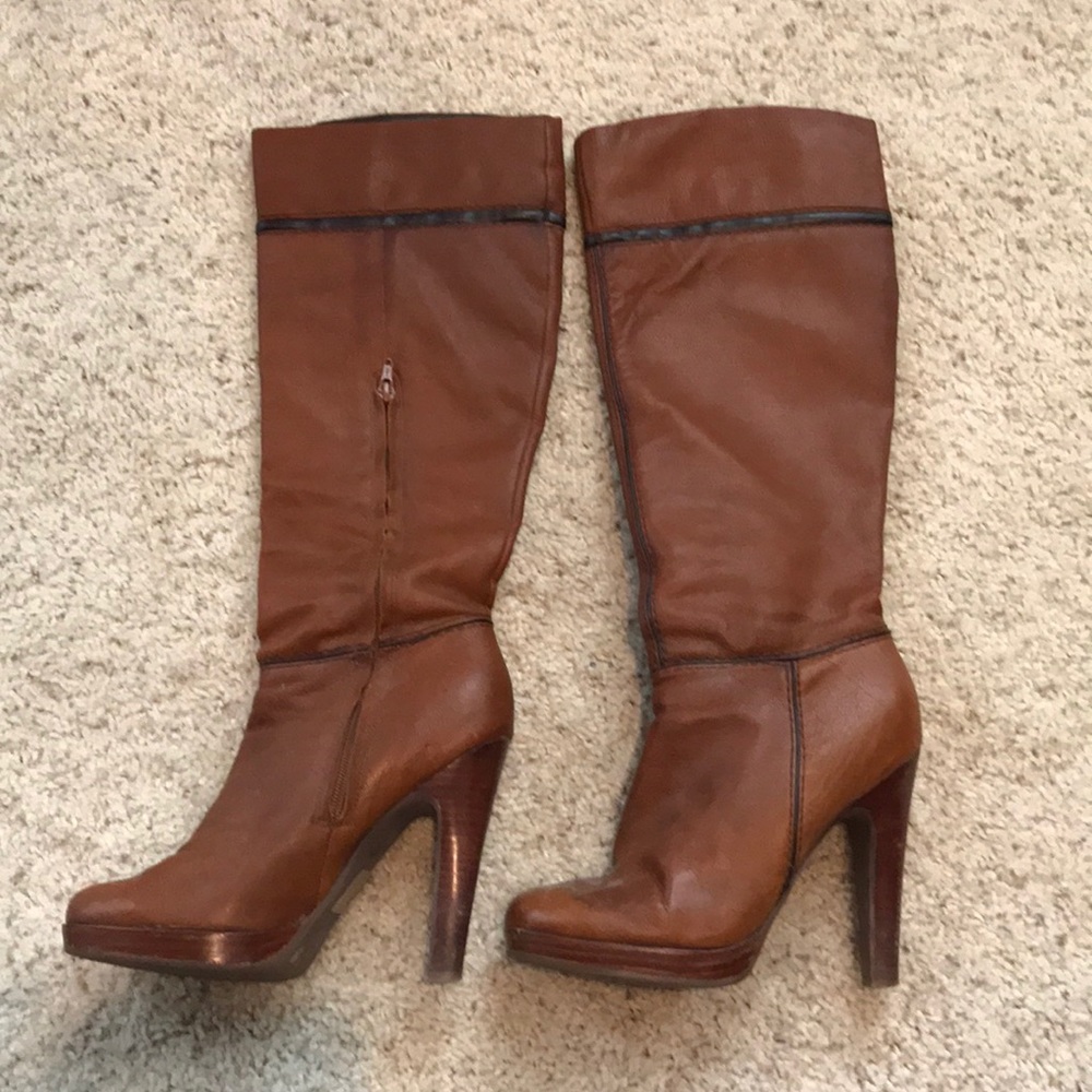 Jessica Simpson Cognac Knee High Boots
